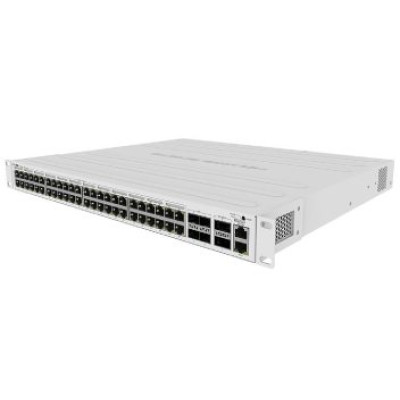 48-портовый PoE коммутатор Mikrotik CRS354-48P-4S+2Q+RM гигабитный неуправляемый