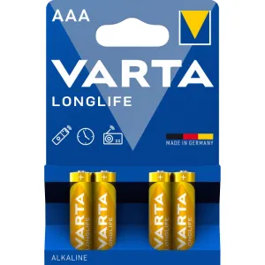 Батарейка Varta Longlife AA BLI 4 Alkaline