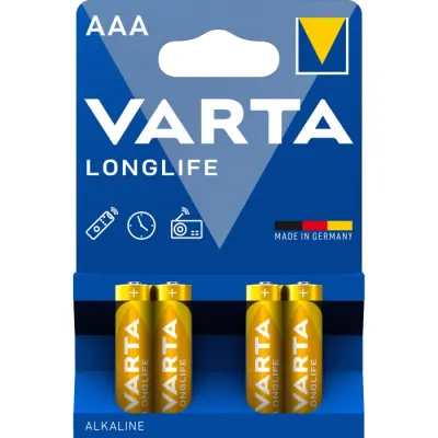 Батарейка Varta Longlife AA BLI 4 Alkaline