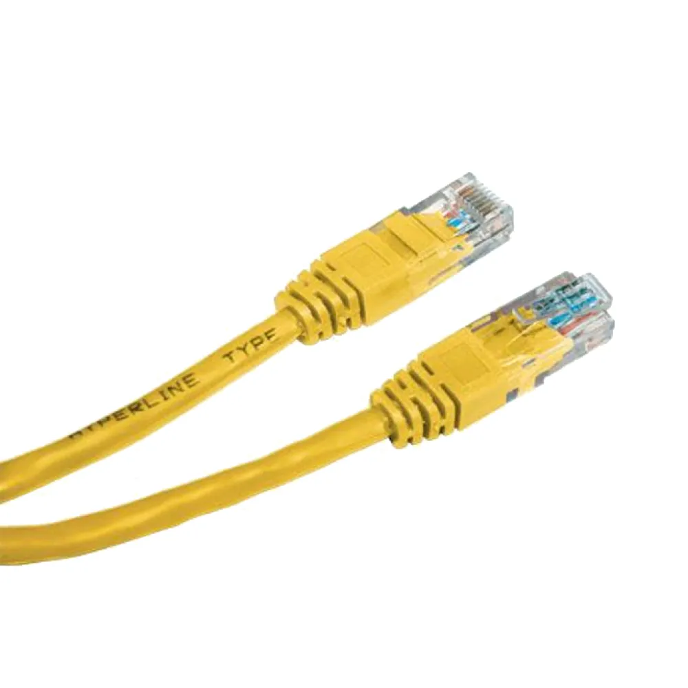 Патч-корд жовтий Ritar UTP, 0.25 м, кат. 5e