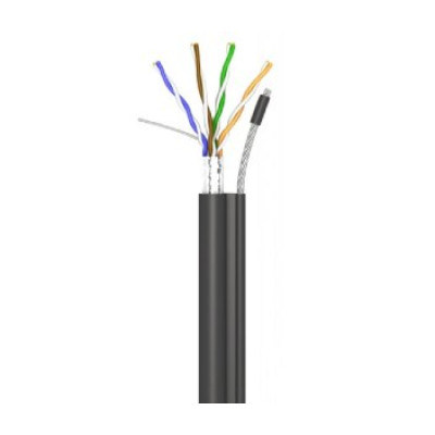 Кабель Одескабель OK-net трос 500м КППЕт-ВП (100) 4 2 0,51 (FTP-cat.5E) OK-net, СU, ПЭ, экр., З трос. 7 * 0,5