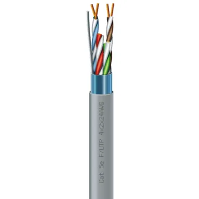 Витая пара ЗЗКМ (FTP медь внут) Cat. 5e F/UTP 4х2х24 AWG (7091000) бухта 305м