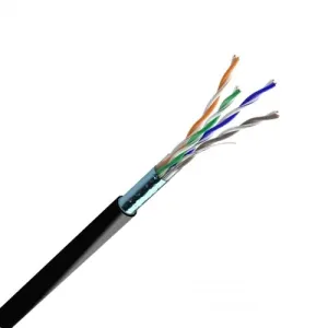 Кабель витая пара ЗЗЦМ (FTP медь уличный) Cat. 5e F/UTP PE 4х2х24 AWG (70910021) бухта 500м.