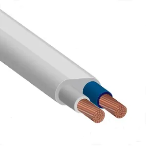 Кабель живлення ЗЗКМ ШВВП 2х1 (бухта 100м.)