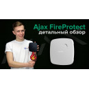 Бездротовий датчик диму Ajax FireProtect Plus Jeweller black із сенсором чадного газу та температури (25429.16.BL1)
