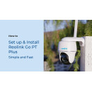 5 Мп 4G/LTE IP-камера Reolink Go Series G430 (Go PT Plus) с солнечной панелью