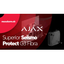 Дротовий датчик вібрації Ajax Superior SeismoProtect G3 Fibra black з додатковим сенсором удару (117736.269.BL1)